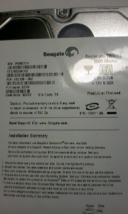 SEAGATE ST31500341AS